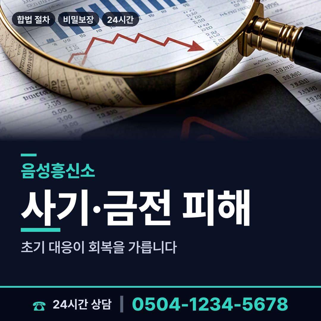 음성 대소면 탐정사무소 상담 안내